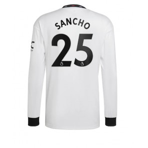 Manchester United Jadon Sancho #25 Bortatröja 2022-23 Långärmad